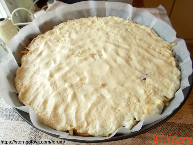 Тарт татен с луком