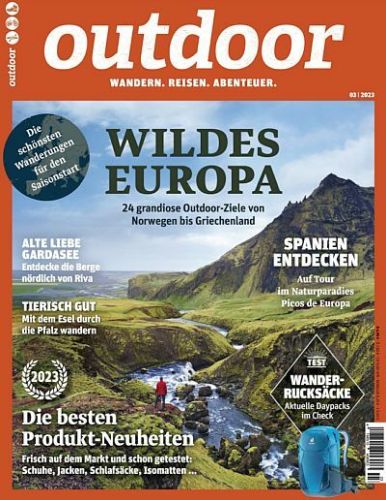 Cover: Outdoor Reisemagazin No 03 M&auml;rz 2023