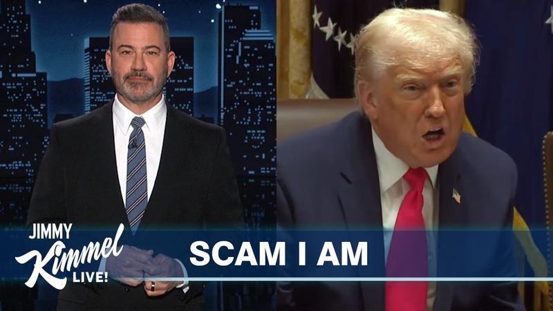 Джими Кимъл подиграва Доналд Тръмп за UFC събитието в Белия дом