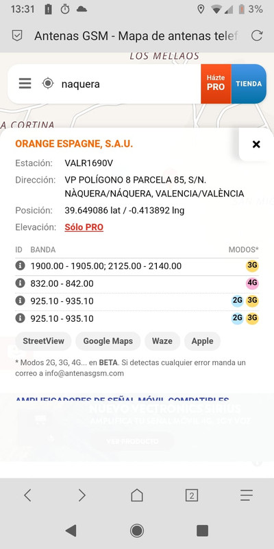 Puedo conectarme a una antena a 3km de distancia?