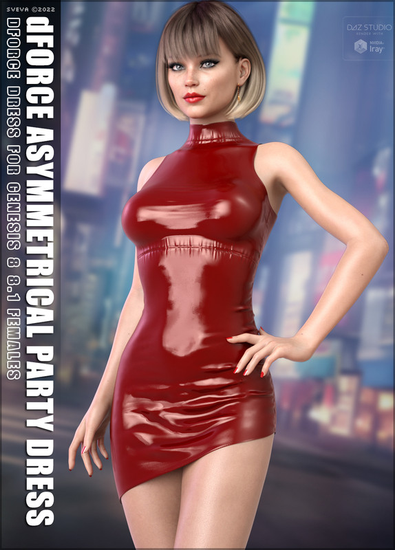 dForce Asymmetrical Party Dress G8G8.1F