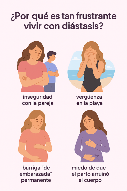 Frustraciones de vivir con diástasis