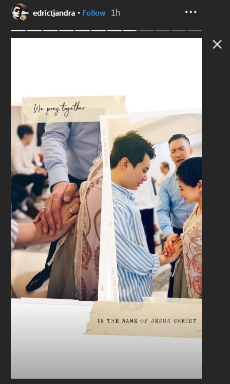 Edric Tjandra flash back penantian kelahiran anak pertama
