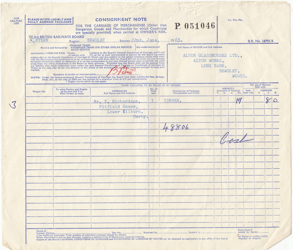 Bewdley Consignment Notes (41)