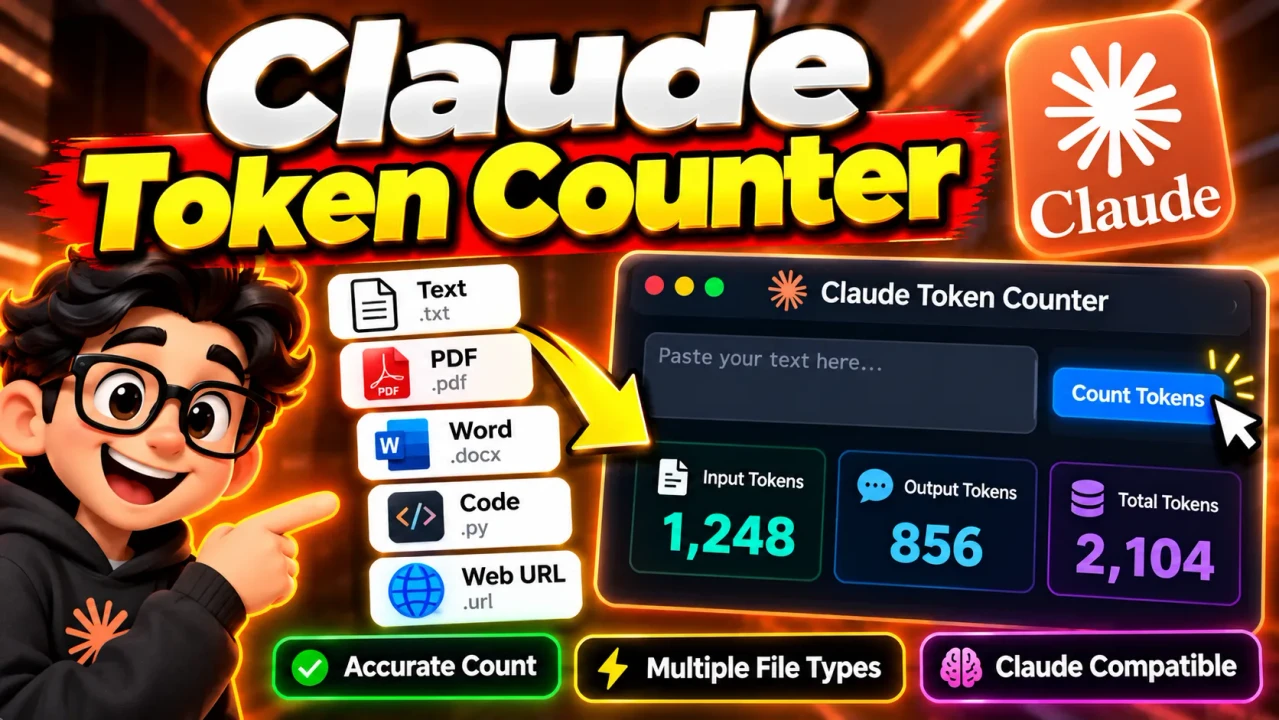 Claude Token Counter – Free Ai Token Calculator (2026 Update)