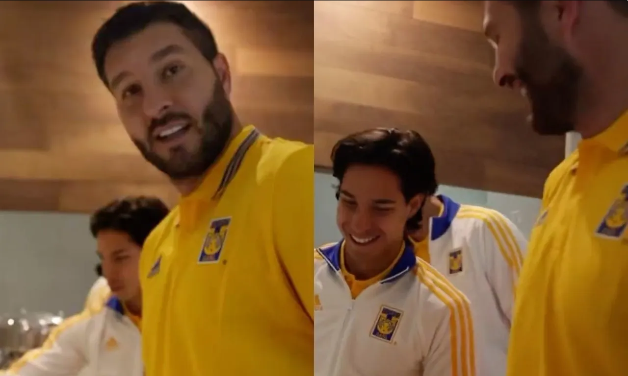 ¿Amor en Tigres? Gignac lanza un piropo a Diego Lainez y este se sonroja