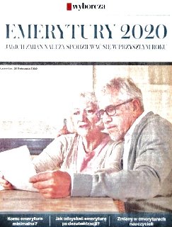 Emerytury 2020 - dodatek do Gazety Wyborczej