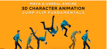 Maya & Unreal: 3D Character Animation Jump Flip Fundamentals | Part 01: The Jump | Body Mechanics