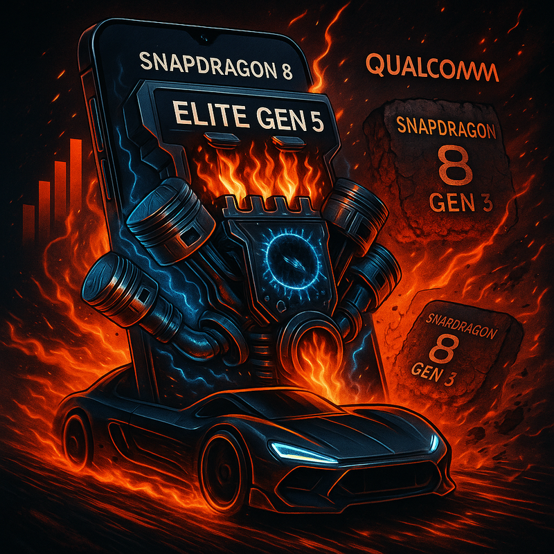 Snapdragon 8 Elite Gen 5: Nome que Deixa a Gente Coçando a Cabeça, Mas Potência que Faz o Snapdragon 8 Gen 3 Parecer um Fusca Tunado
