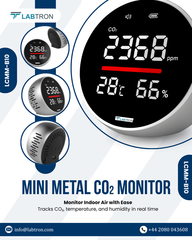 Mini Metal CO₂ Monitor LCMM B10