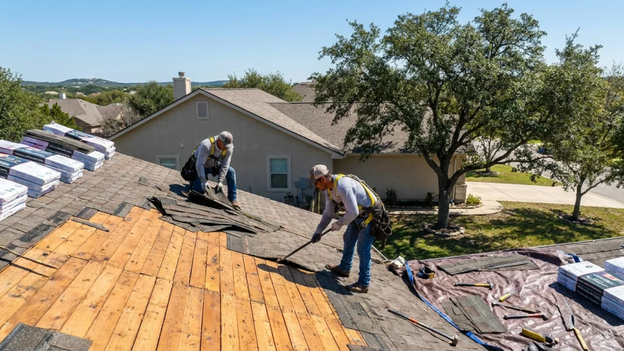New roof installation process San Antonio TX overview