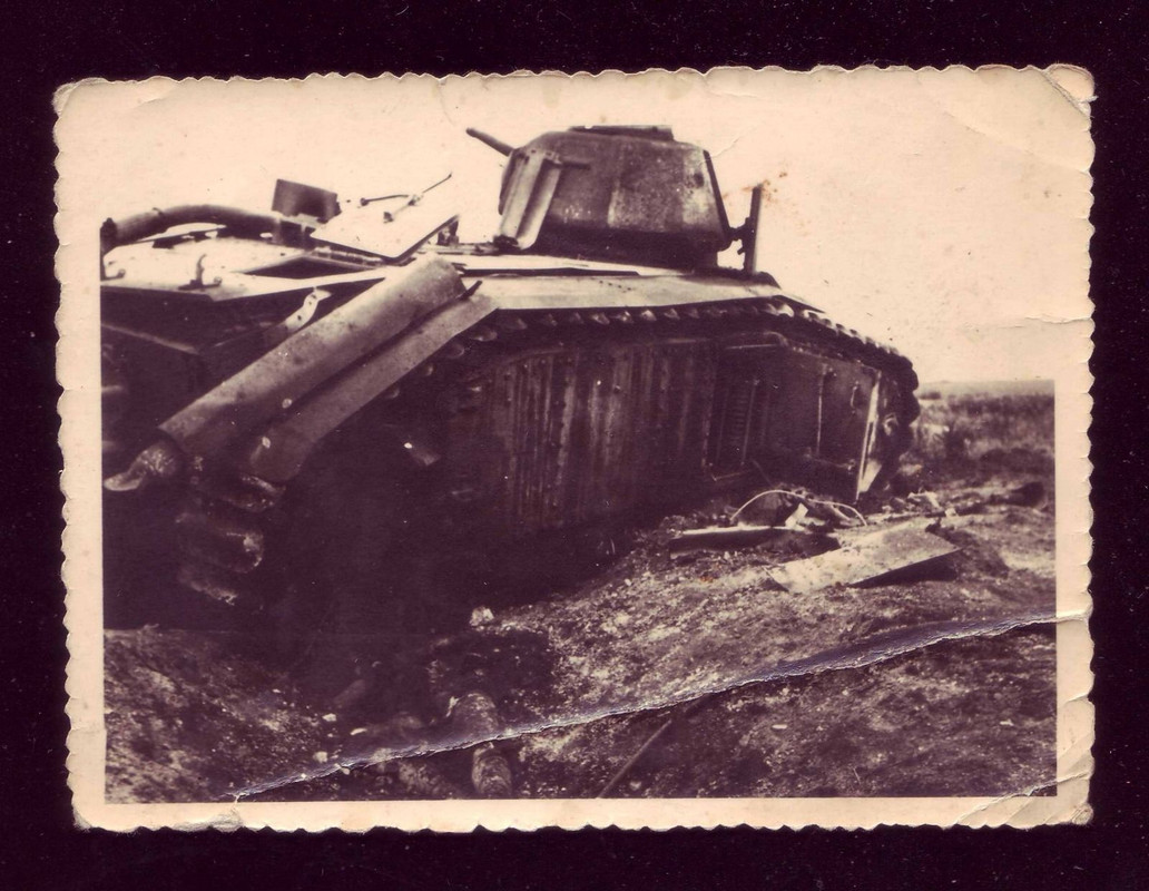 Foto 2WK Panzer Frankreich