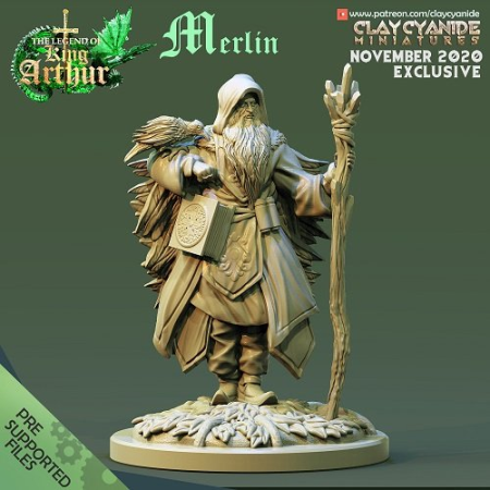 Merlin – 3D Print Model