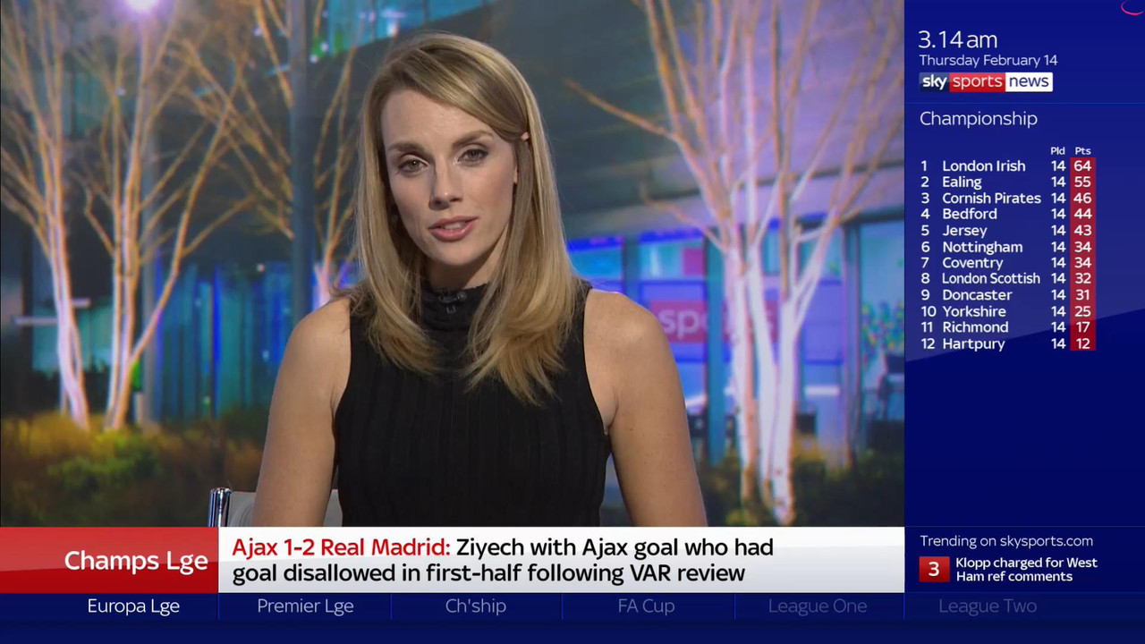 14 February - 03.03.02 - Sky Sports News. All the news from the 