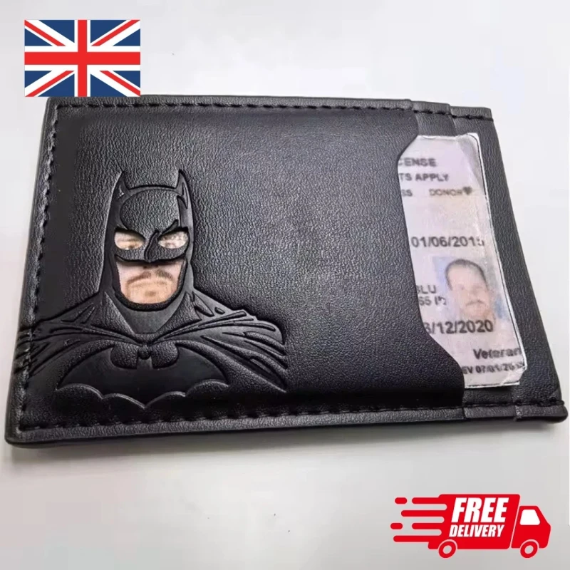 Black PU Leather Card Wallet