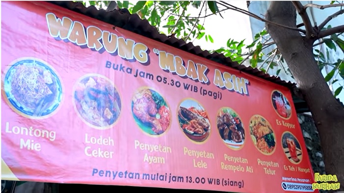 Warung Mbak Asih Surabaya.