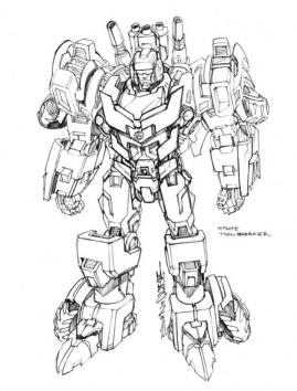 FMH Alex Milne MTMTE - Trailcutter (pencil sketc
