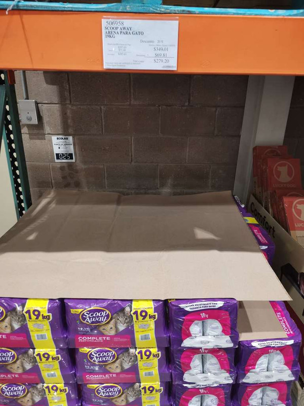 Costco: Arena para gato scoop away 19kg 