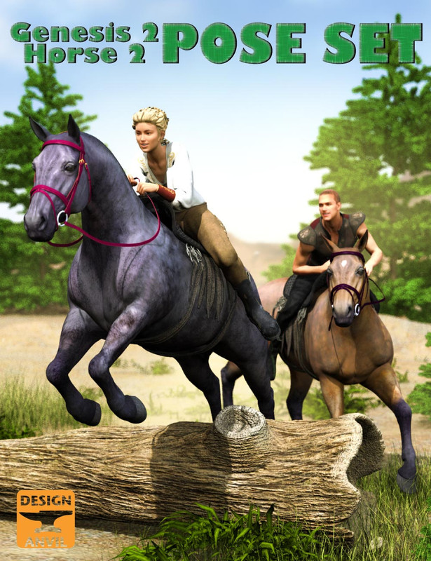 DA Horse and Rider Poses DA Horse and Rider Poses