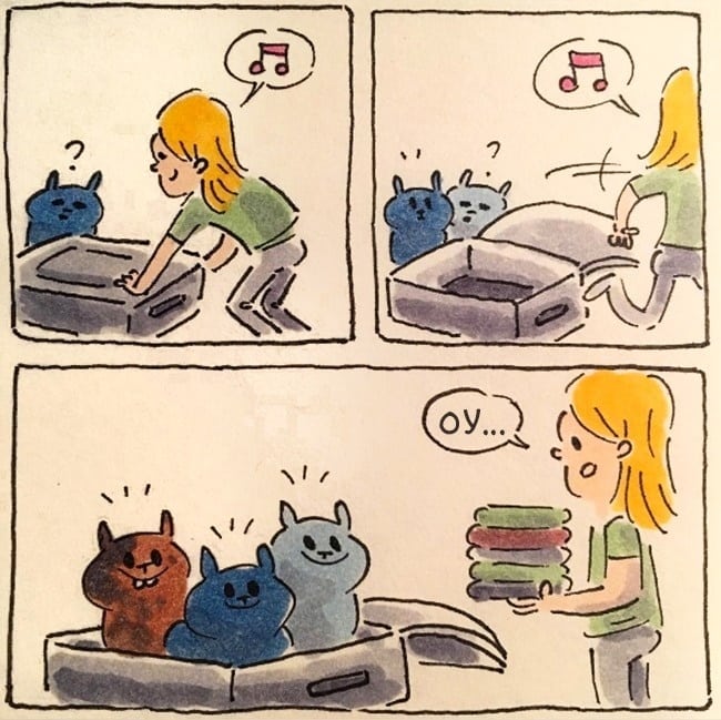 15 смешных и невероятно метких комиксов о жизни с котом