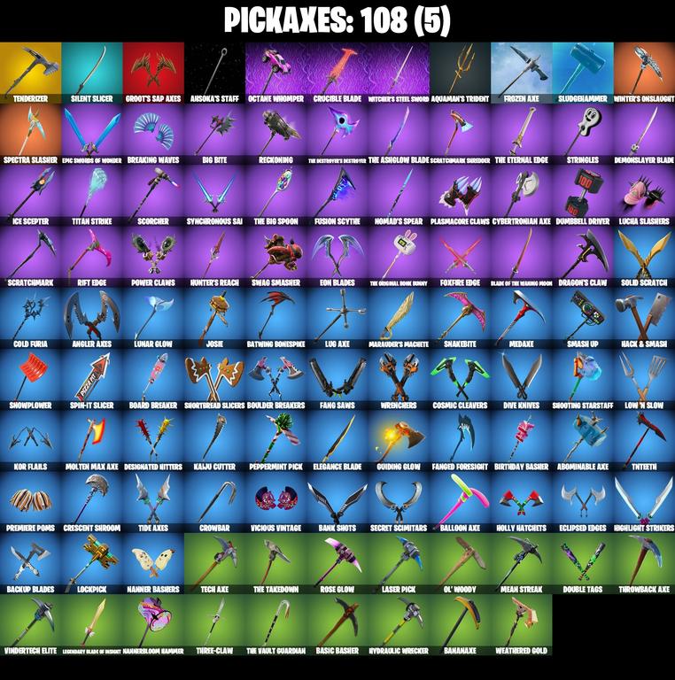 pickaxes comp