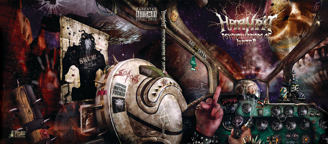 Harmpit - Psychowarriors Of Jupiter (2018)_Full Panoramic Cover