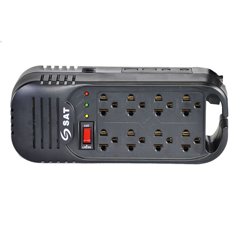 2499-1-MUESTRA REGULADOR SAT RG1508 1500VA 8 TOMAS