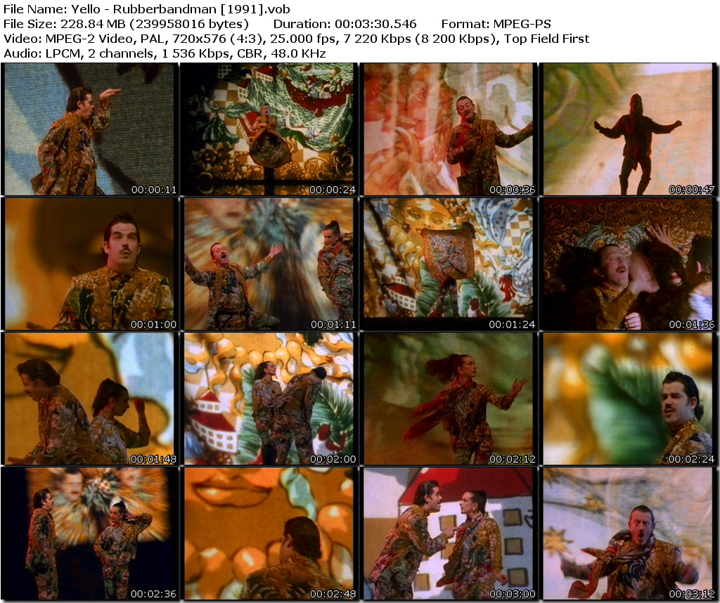 Yello Rubberbandman 1991 vob tn