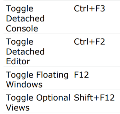 presonus studio one keyboard shortcuts windows