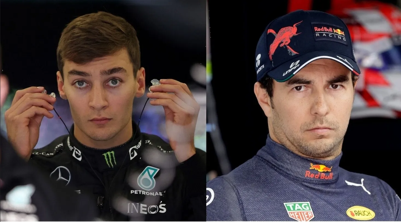 George Russell explota en prácticas libres e insulta a Checo Pérez: