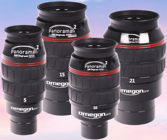 Oculares de 100 Panorama II de Omegon