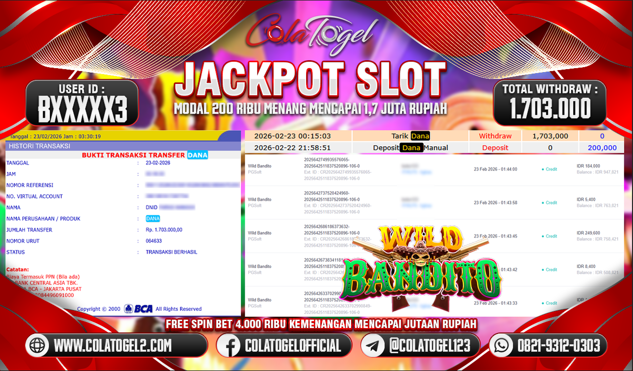 JACKPOT SLOT GACOR!!