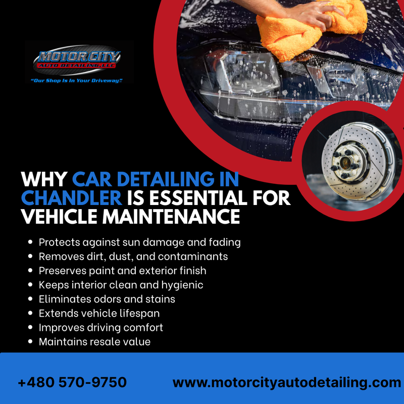 Why Car Detailing in Chandler is Essential for Vehicle Maintenance