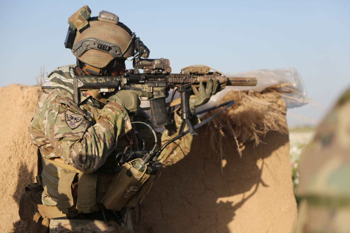 U.S. Army Special Forces soldier assigned to Combined Joint Special Operations Task Force-Afghanista