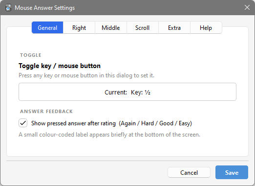 Settings