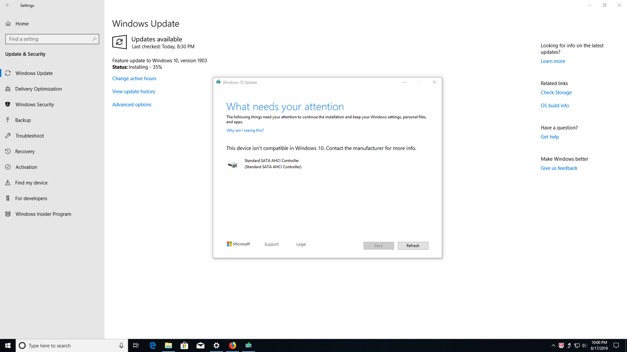 Win10_Update_1903_Error 2018-08-17