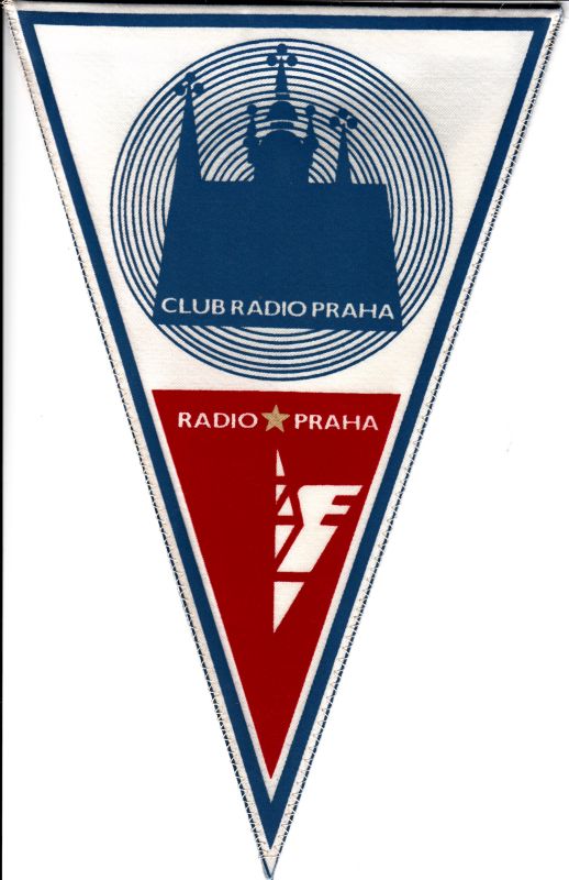 QSL de R.PRAGUE FANION-R-PRAQUE-50-CLUB