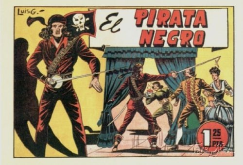 pirata negro el bruguera 1948 - El Pirata Negro (Completo)