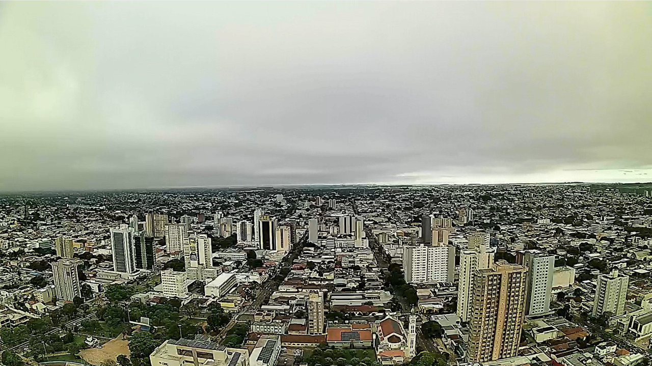 Campo Grande nesta manhã de segunda-feira