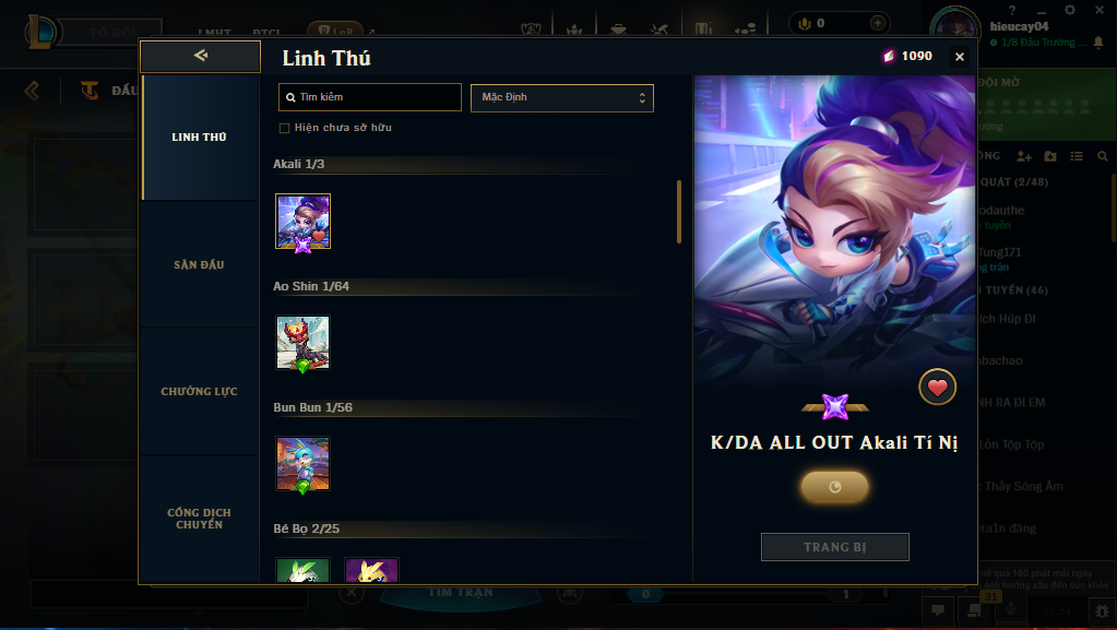 Acc DTCL # - Không Khung