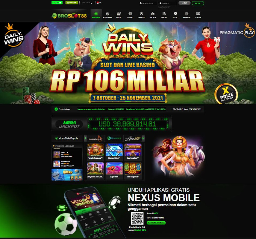 BROSLOT88 - DAFTAR NAMA SITUS JUDI SLOT ONLINE TERPERCAYA 2021 MUDAH MENANG