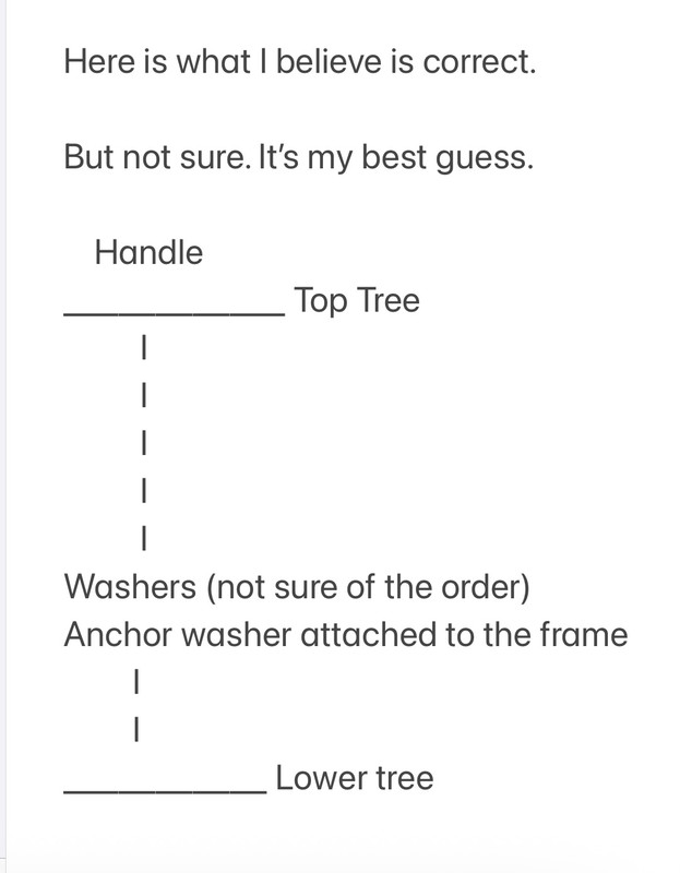 Featherbed steering damper Featherbed steering damper