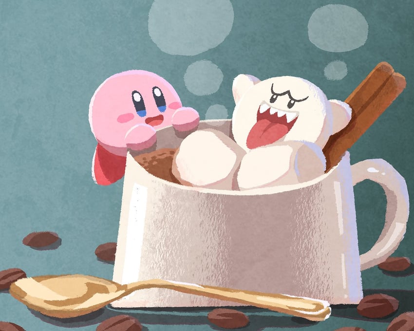kirby-and-boo-mario-and-1-more-drawn-by-