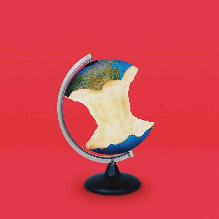 Сюрреалистические иллюстраций Тони Футуры, высмеивающие современное общество