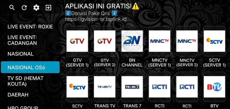 Gvision TV app Download 