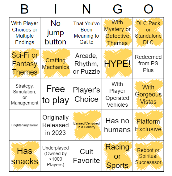 Phantom Forces Cheater Bingo Card