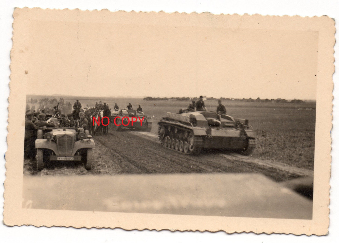 Foto 2 WK - Sturmgeschütz - Russland 1941