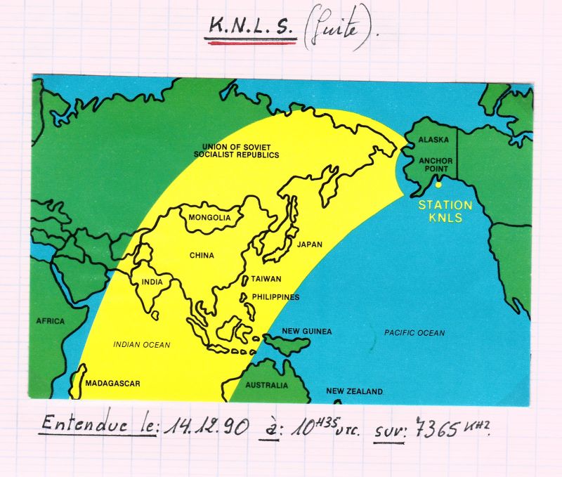 QSL KNLS (Alaska) QSL-KNLS-1990