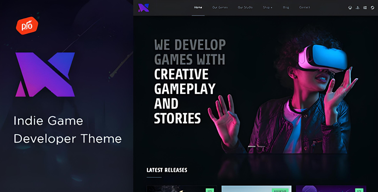 Xion – Indie Game Developer Theme WordPress