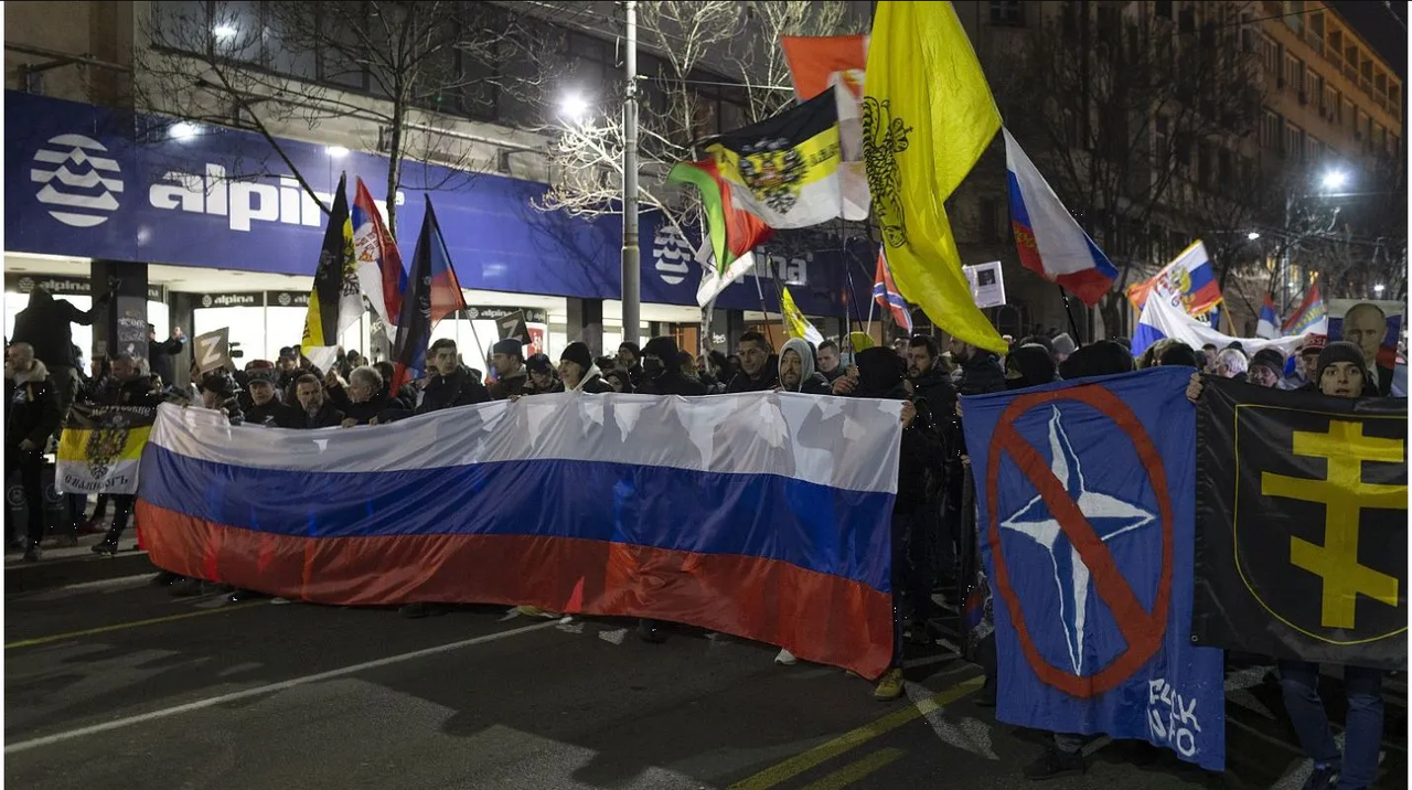 En Serbia, protestan para terminar la guerra entre Rusia y Ucrania; cumple 10 meses en navidad